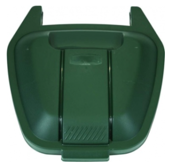 Крышка закрытая для R002218 Rubbermaid R002222 зеленая